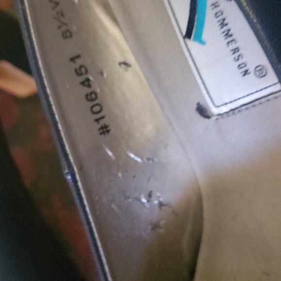 Ros Hommerson  Black Leather Pumps 8 1/2 - Picture 8 of 9